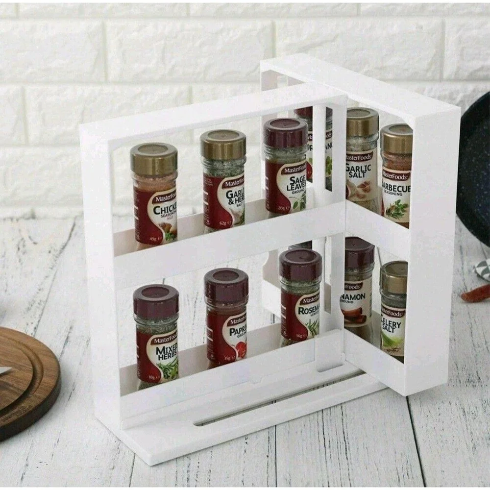 Swivel Store Organizer Spice Rack Storage System. NEW Open Box